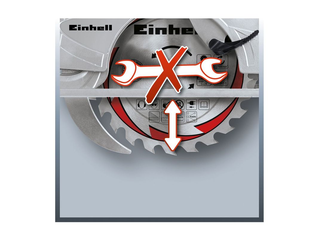 Sierra Circular 7 1/4'' 1400W TC-CS1400 Einhell-3