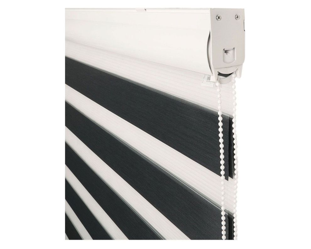Cortina roller zebra 120x250 cm gris oscuro Cotidiana-2