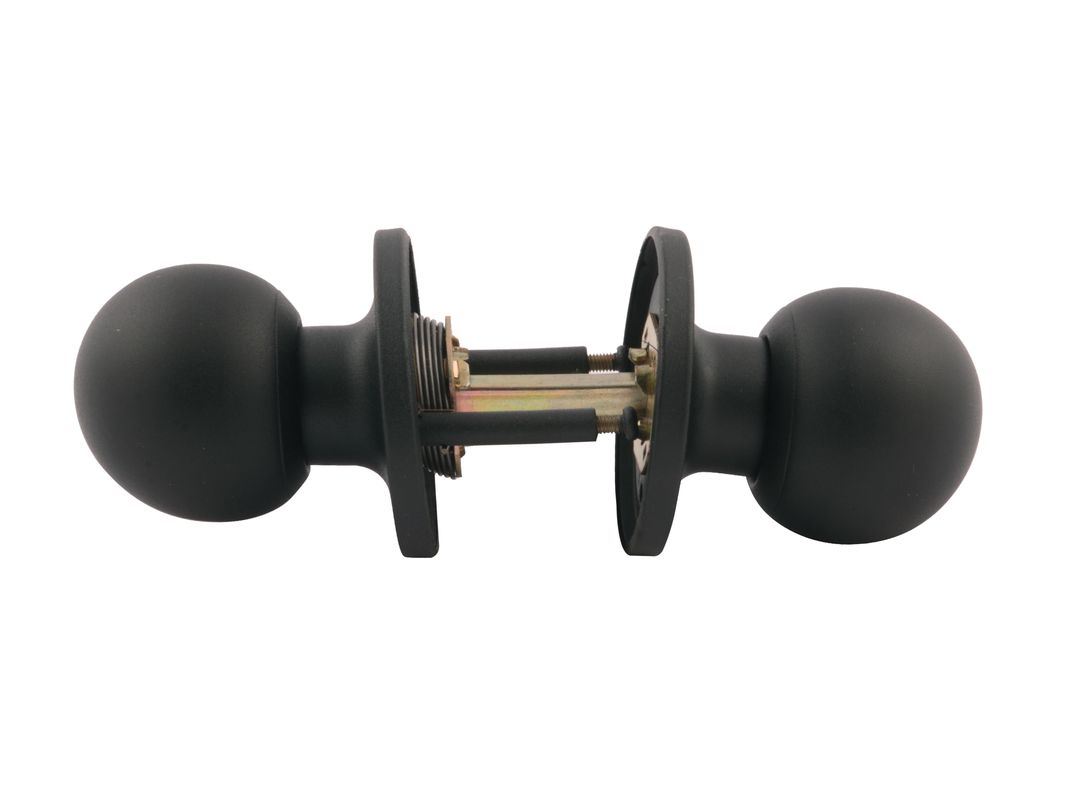 Cerradura pomo simple paso bola negro Arnik-1