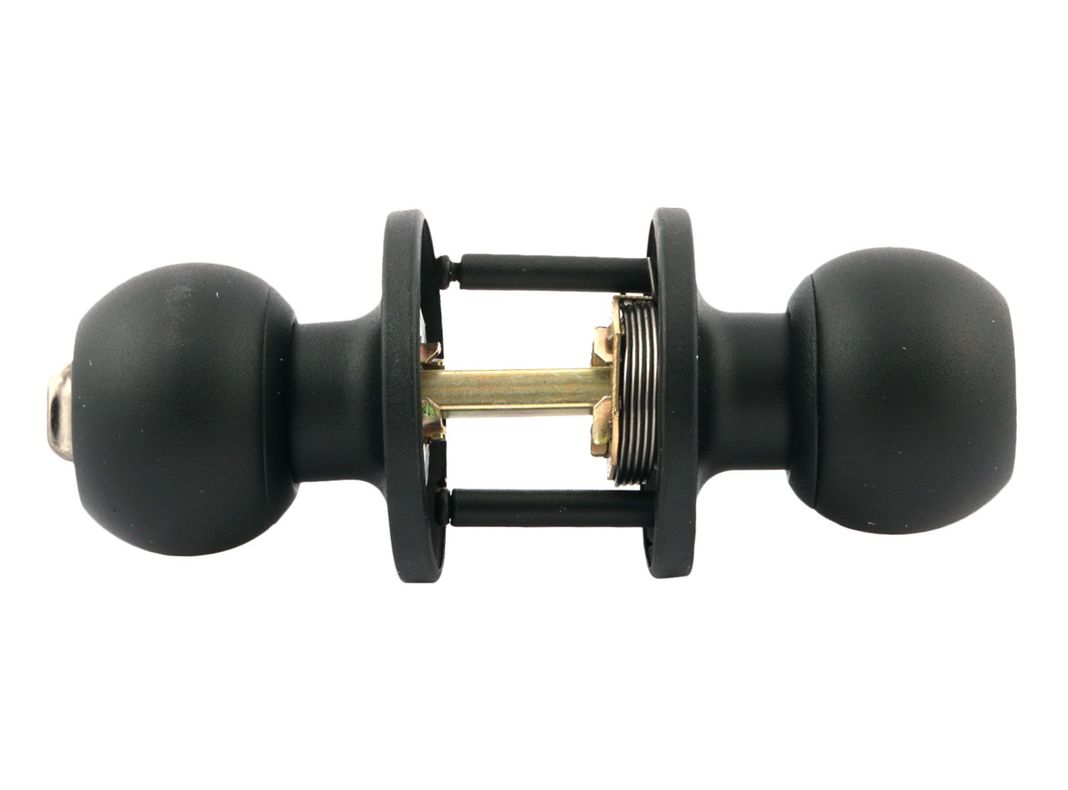 Cerradura pomo dormitorio/baño bola negro Arnik-1