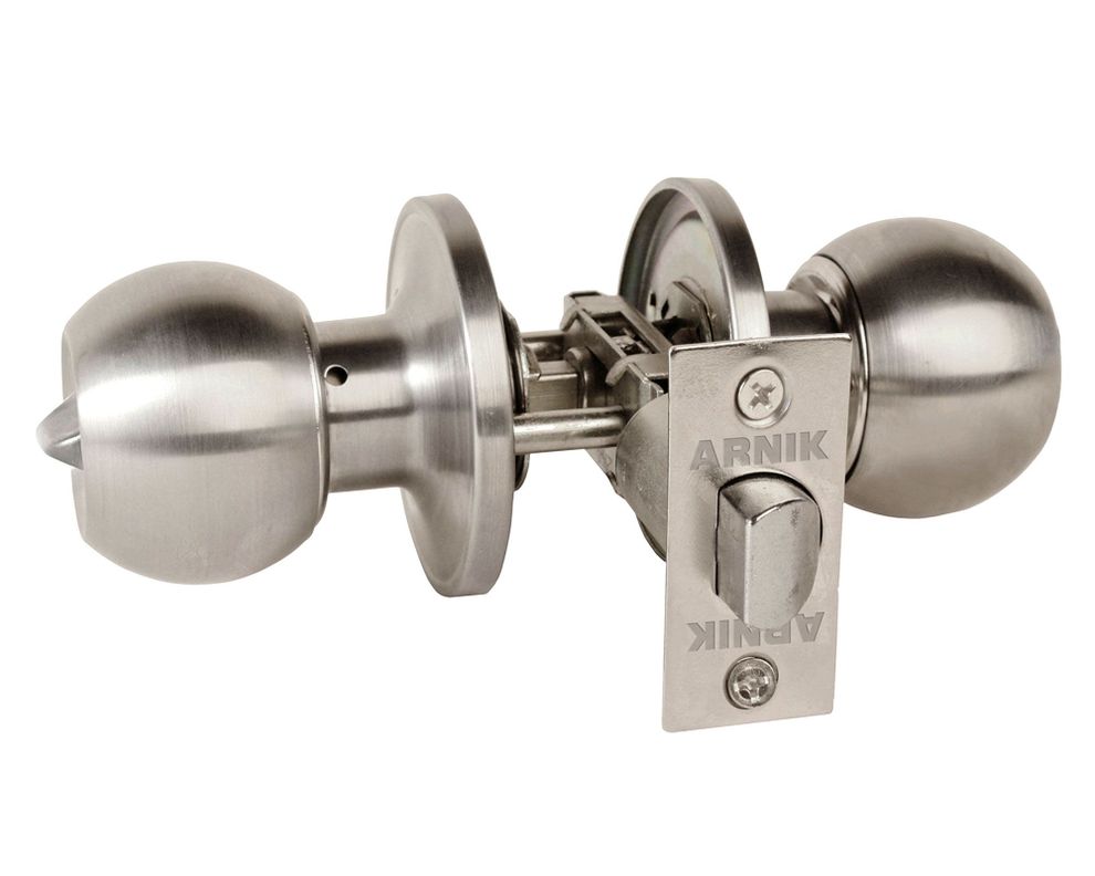Cerradura pomo dormitorio/baño bola Arnik-0