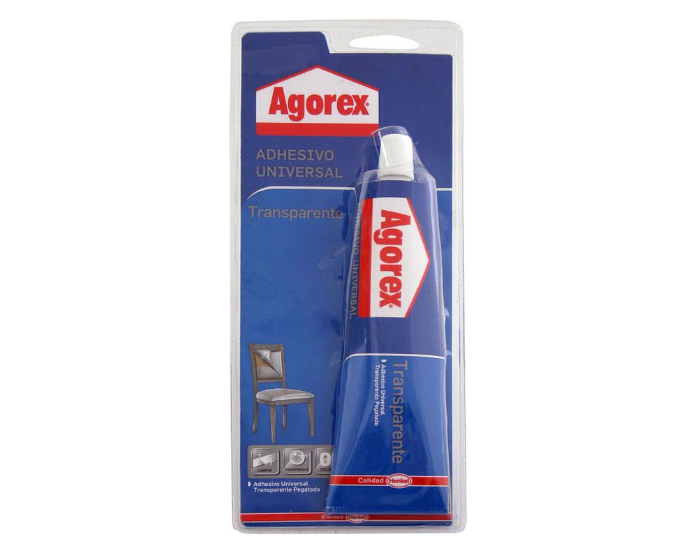Adhesivo universal 120 ml transparente Agorex-2