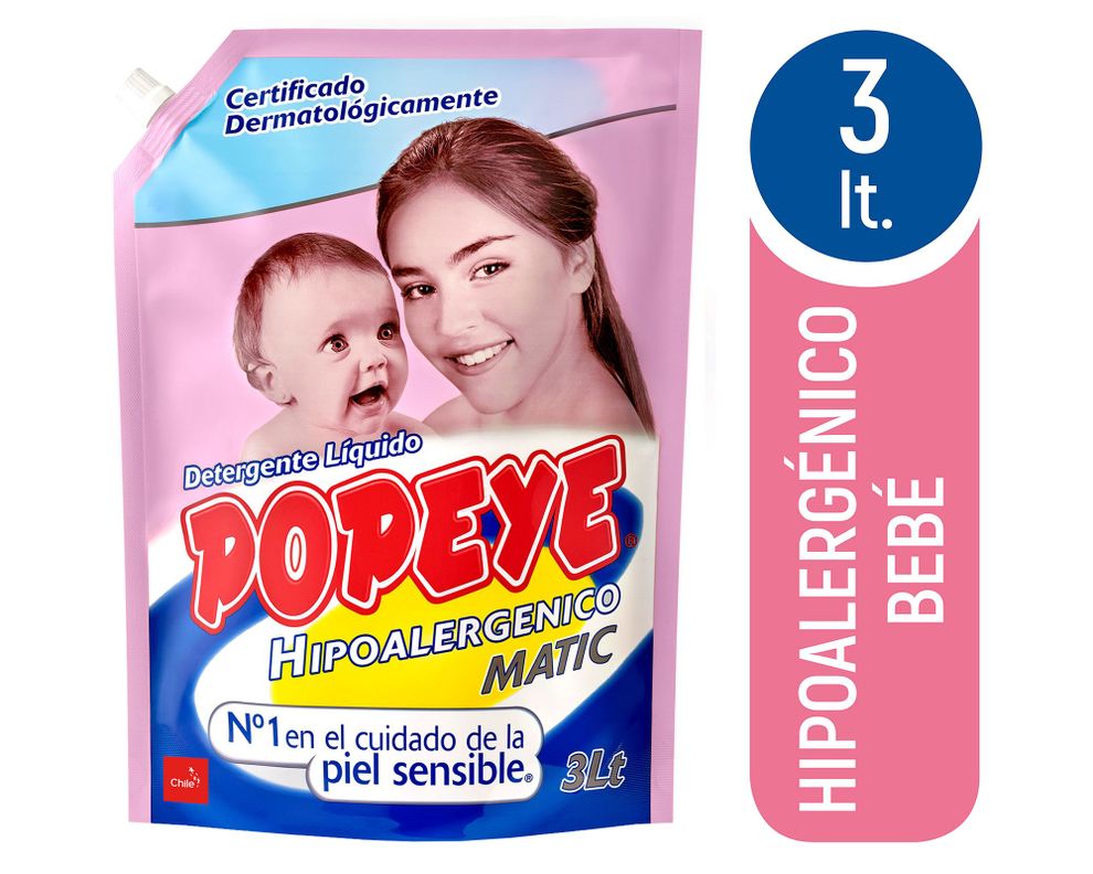 Detergente líquido hipoalergénico Bebé 3 lt-0