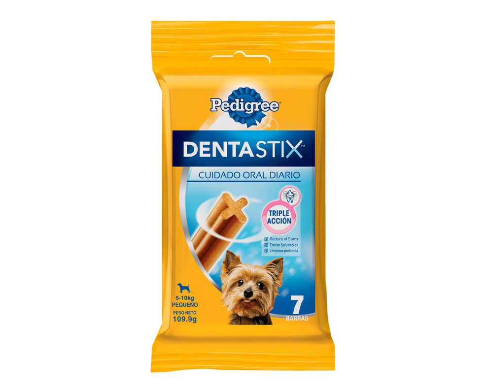 Snack perro 110 gr razas pequeñas Dentastix Pedigree-0