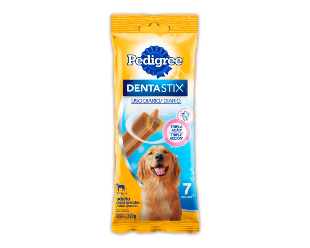 Snack perro 270 gr raza grande Dentastix Pedigree-0
