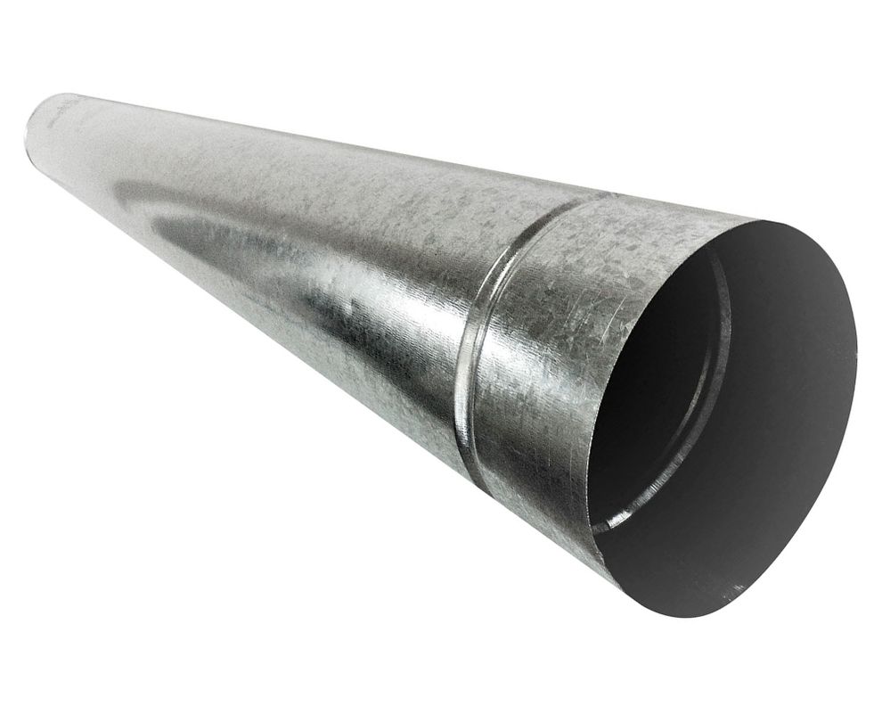Tubo galvanizado 4'' espesor 0,8 mm Aceros de la Rivera-0