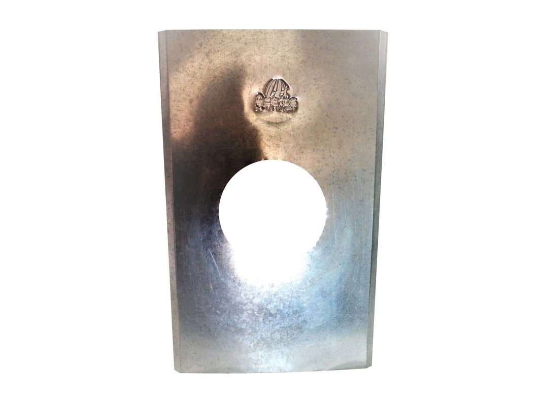 Manta galvanizado 5'' espesor 0,35 mm Aceros de la Rivera-0