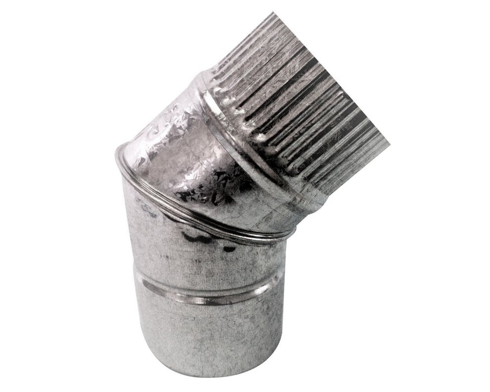 Codo galvanizado 5'' espesor 0,8 mm Aceros de la Rivera-0