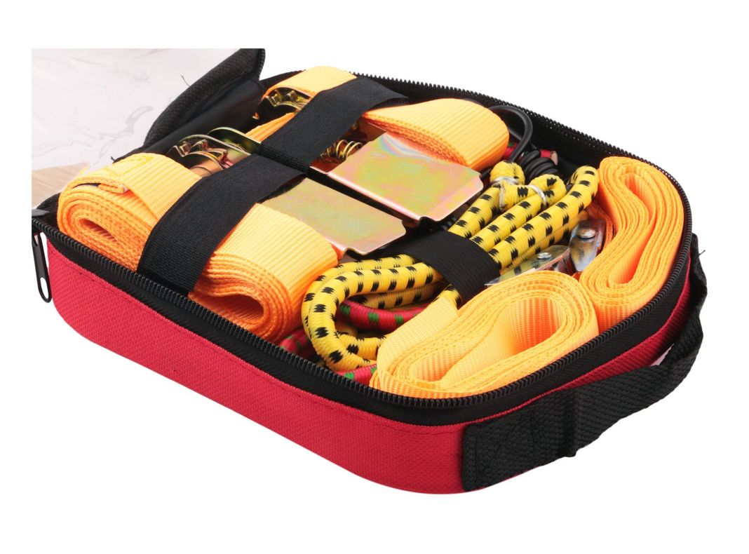 Set correas de amarre carga Packer Star naranjo 9 piezas KWB-1