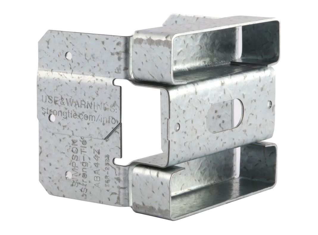 Base poste 4x4'' G185 gris Simpson-2