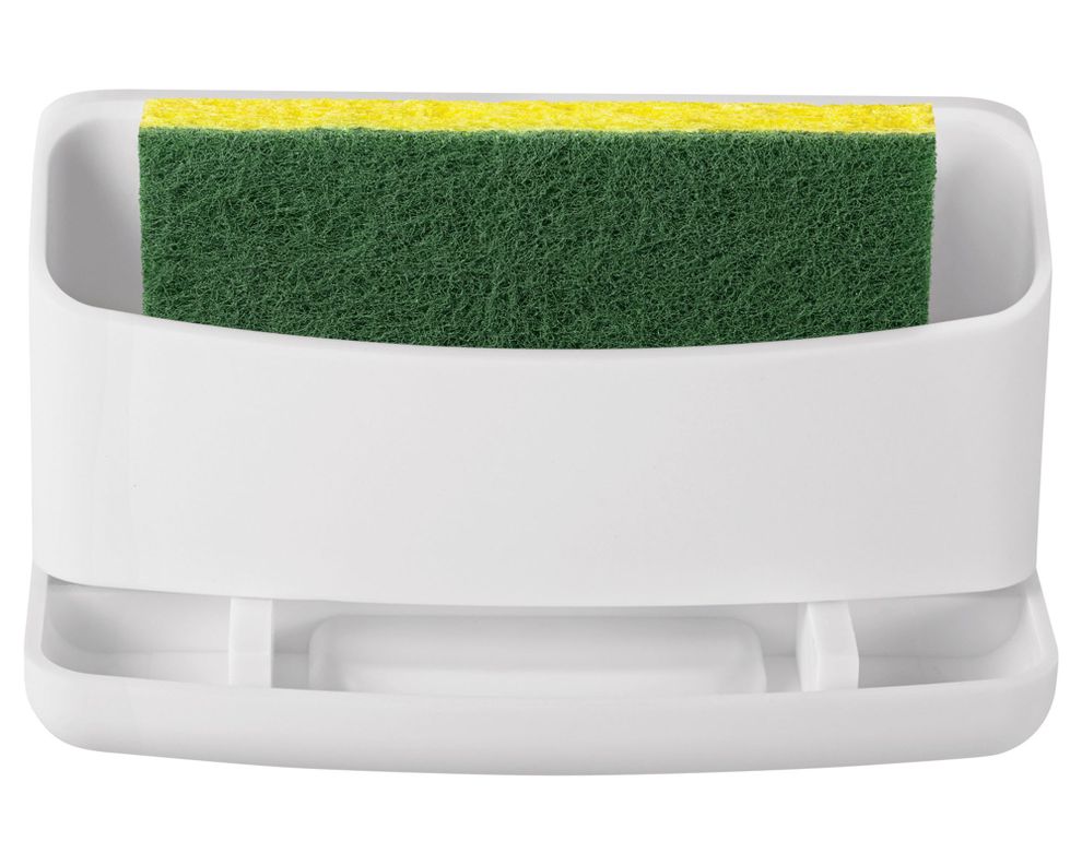 Porta esponja con esponja 5,5x8 cm blanco-2