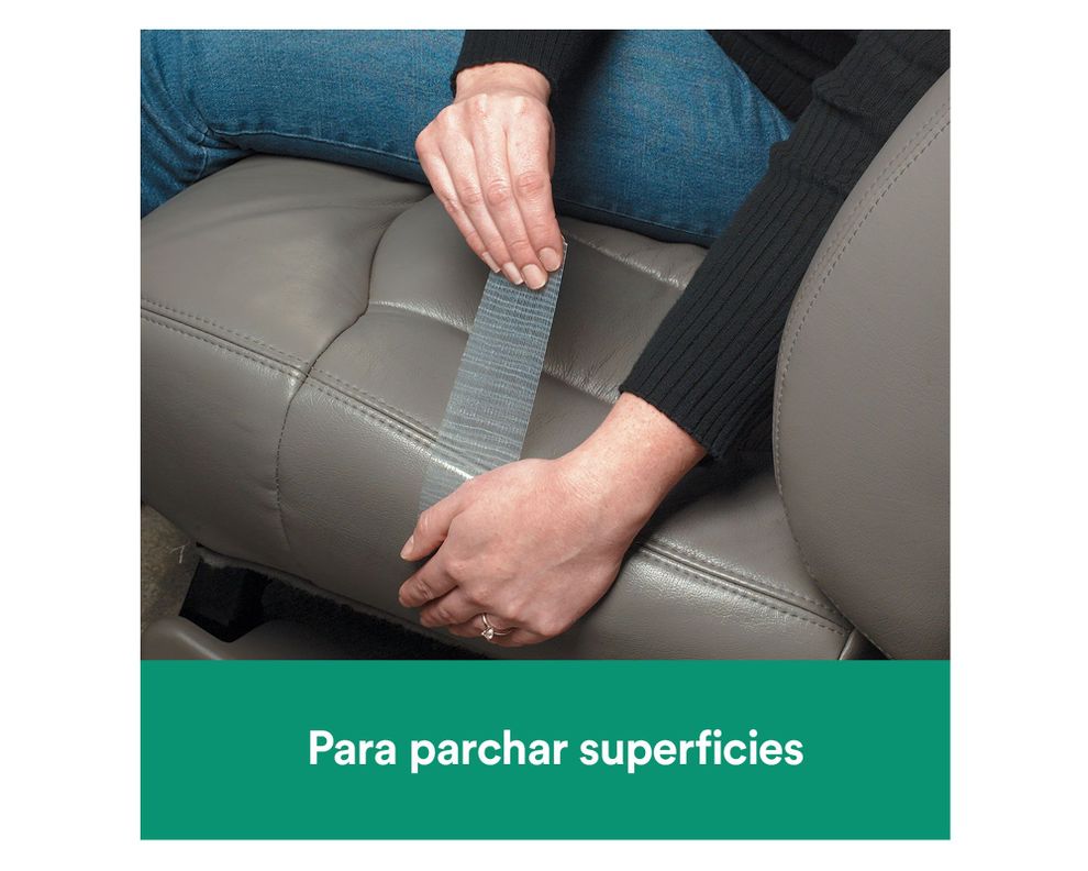 Cinta de tela duct tape Para Reparar 48 mm x 9.1 m gris 2 unidades-7