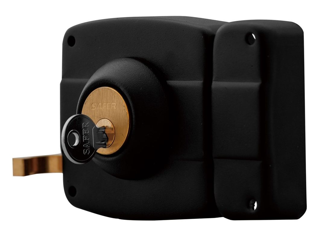 Cerradura sobreponer acceso 210N negro Safer-1
