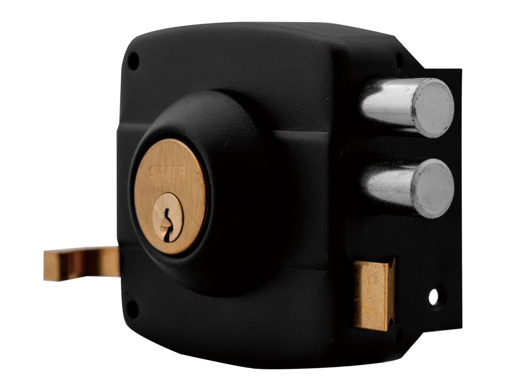 Cerradura sobreponer acceso 210N negro Safer-4