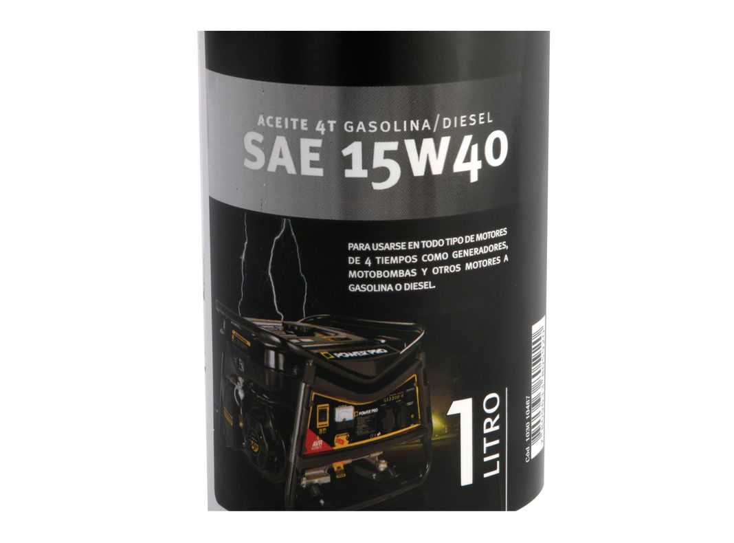Aceite 4T 1 litro SAE 15W40 Power Pro-2