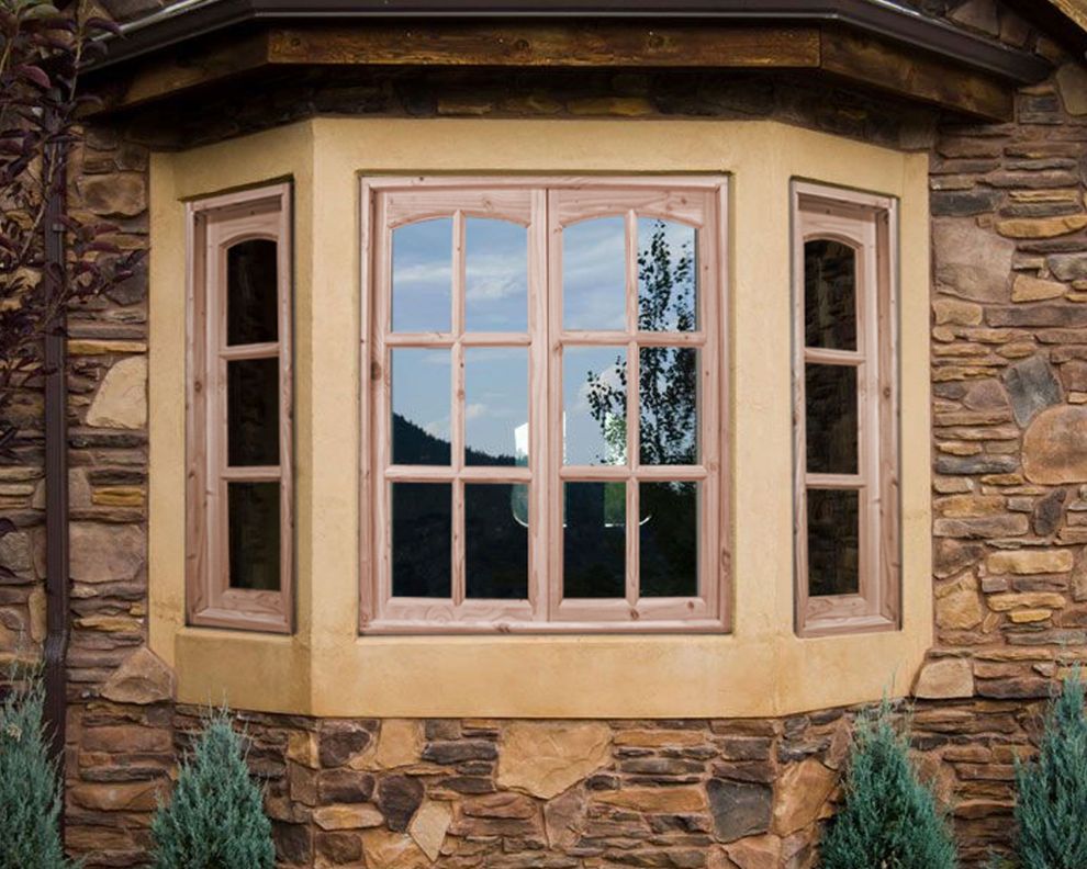 Ventana Madera 34x120 cm Pino oregón-2