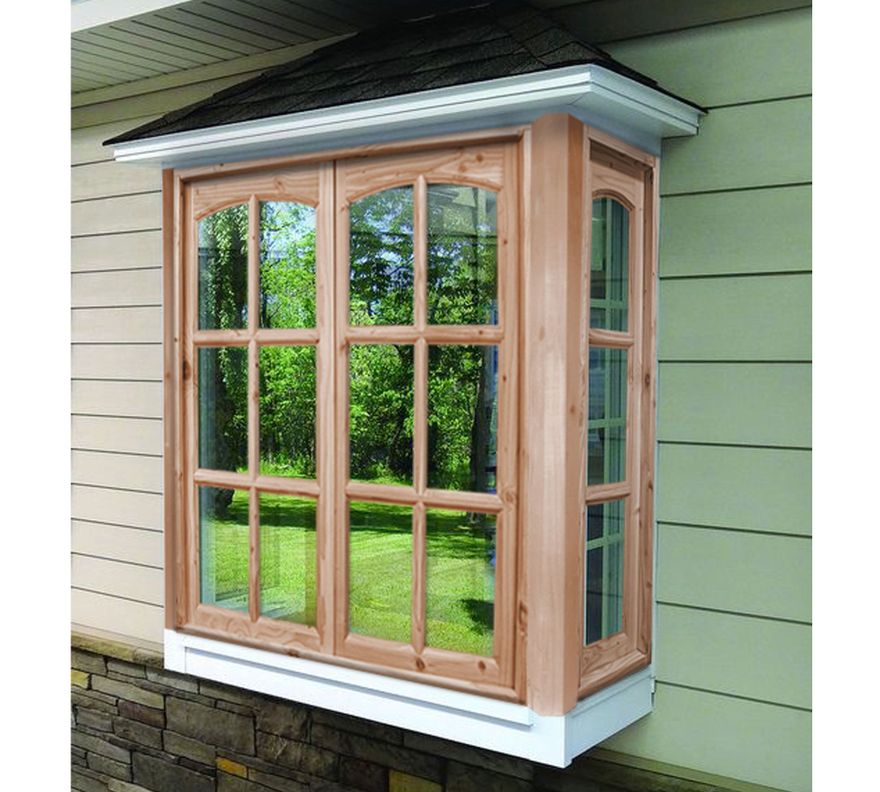 Ventana Madera 34x120 cm Pino oregón-0