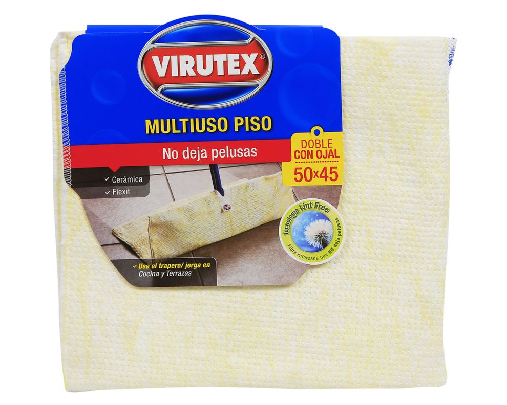 Trapero piso doble con ojal Virutex-0