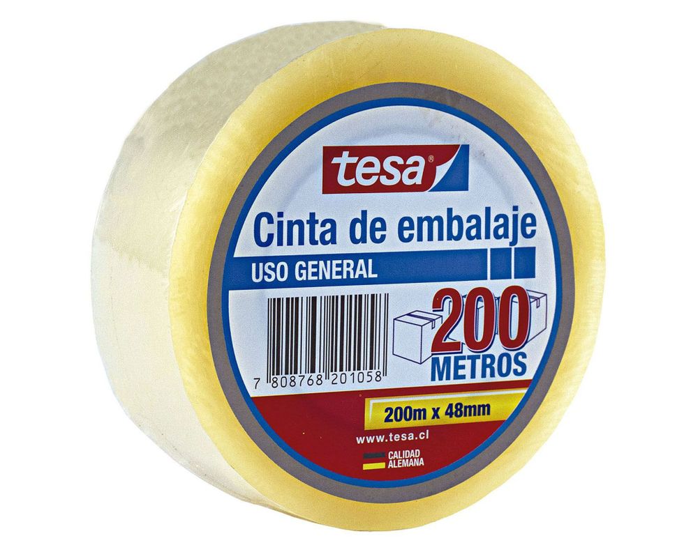 Cinta embalaje 48 mm 200 m Tesa-0