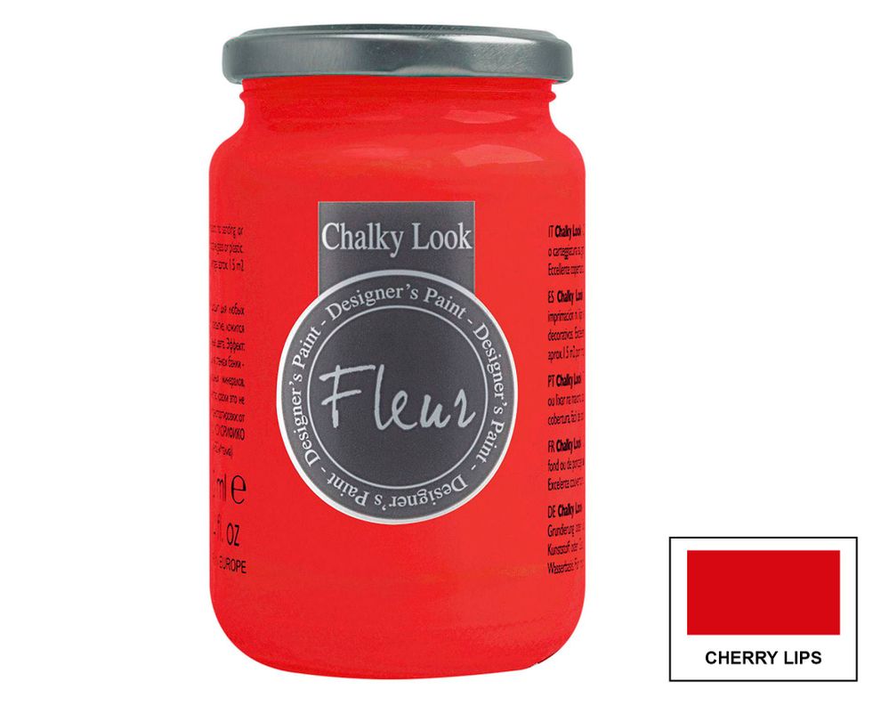Pintura 330 ml Chalky look cherry lips mate Fleur-2