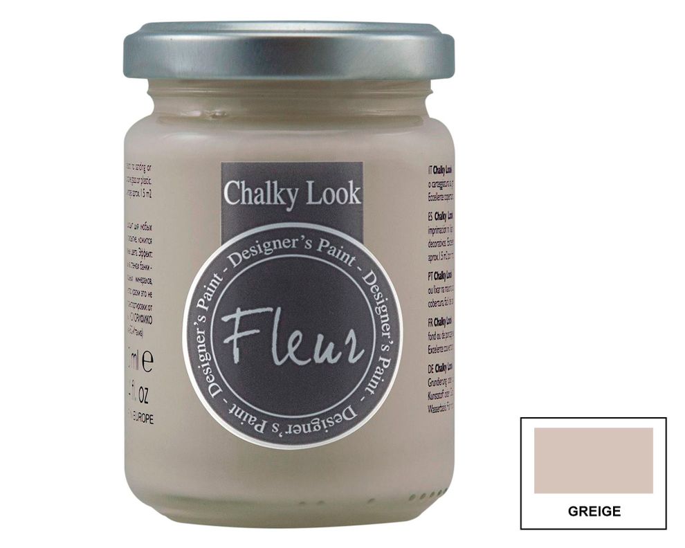 Pintura 130 ml Chalky look greige mate Fleur-0