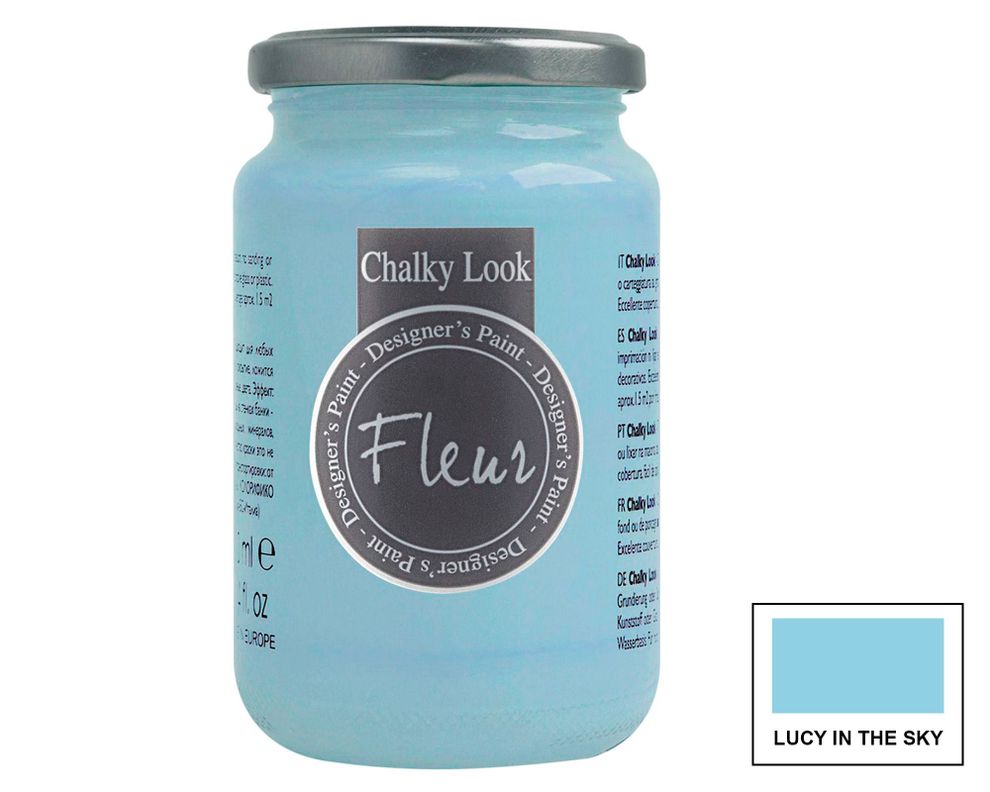 Pintura 330 ml Chalky look lucy in the sky mate Fleur-2