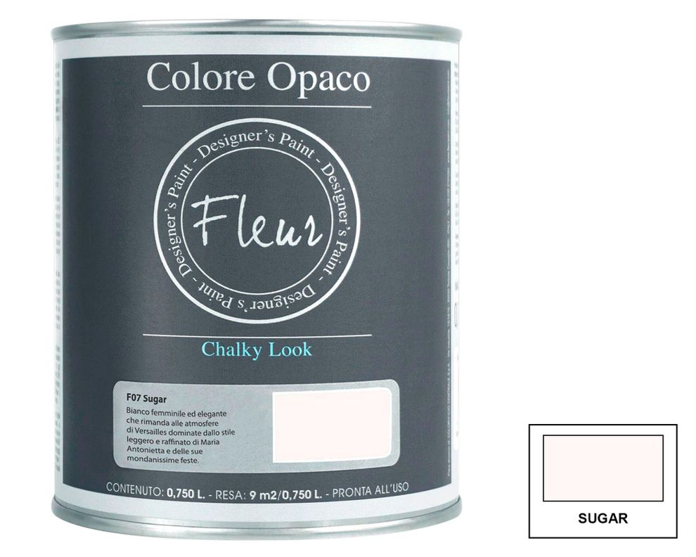 Pintura 750 ml Chalky look sugar mate Fleur-2