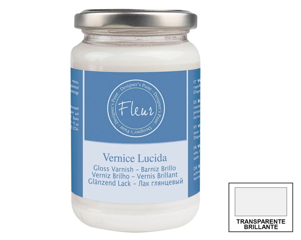 Barniz 330 ml transparente brillante Fleur-2