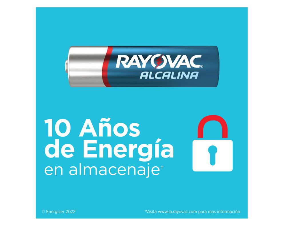 Pilas alcalinas 4xAA + 4xAAA Rayovac-1