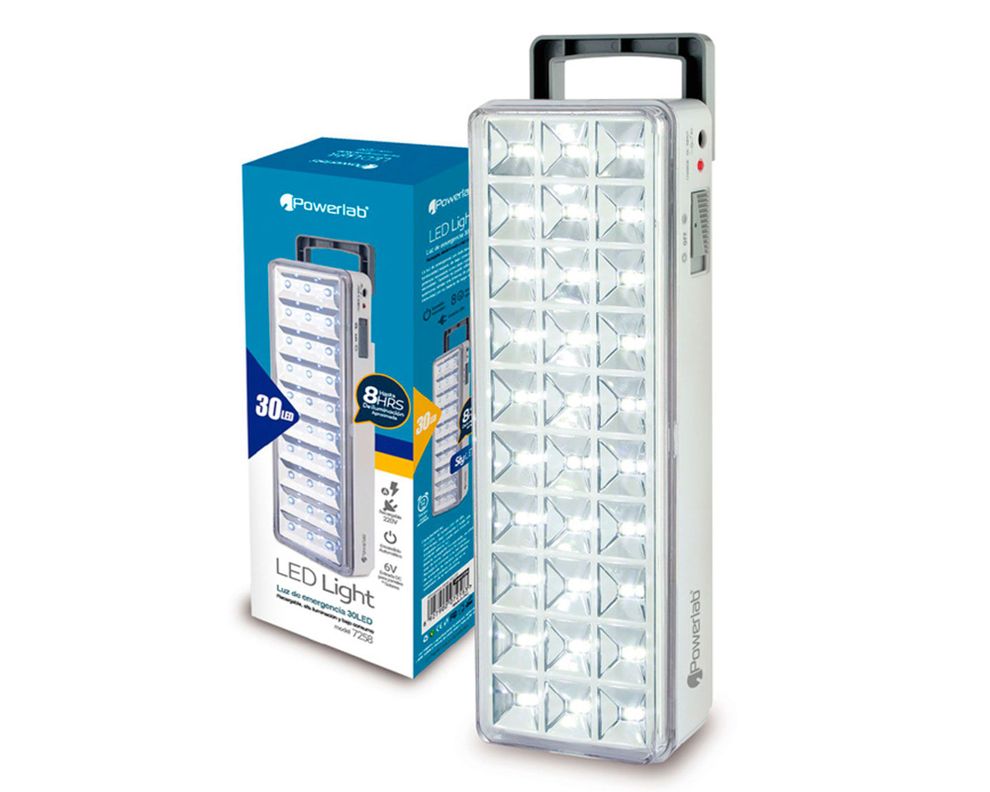 Lámpara de emergencia 30 LED 8 horas Powerlab-1