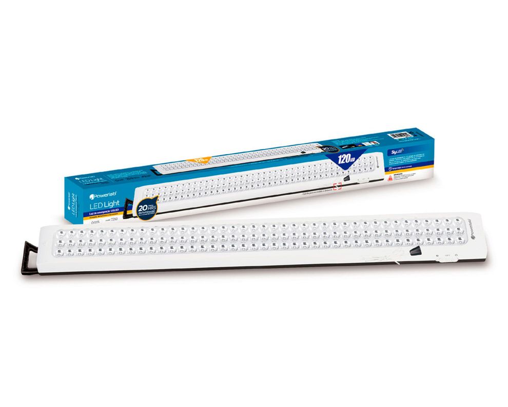 Lámpara de emergencia 120 LED 20 horas Powerlab-1