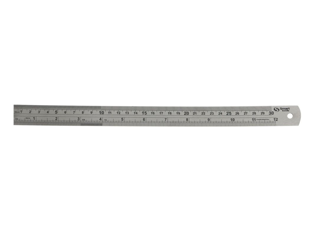 Regla metálica 33,5 cm Smart Tools-0