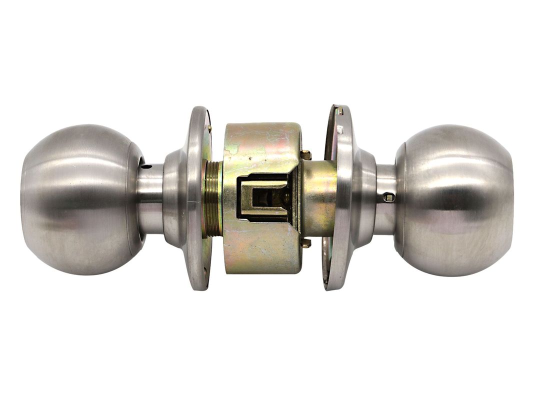 Cerradura embutir pomo dormitorio D500 plata Daumer-0