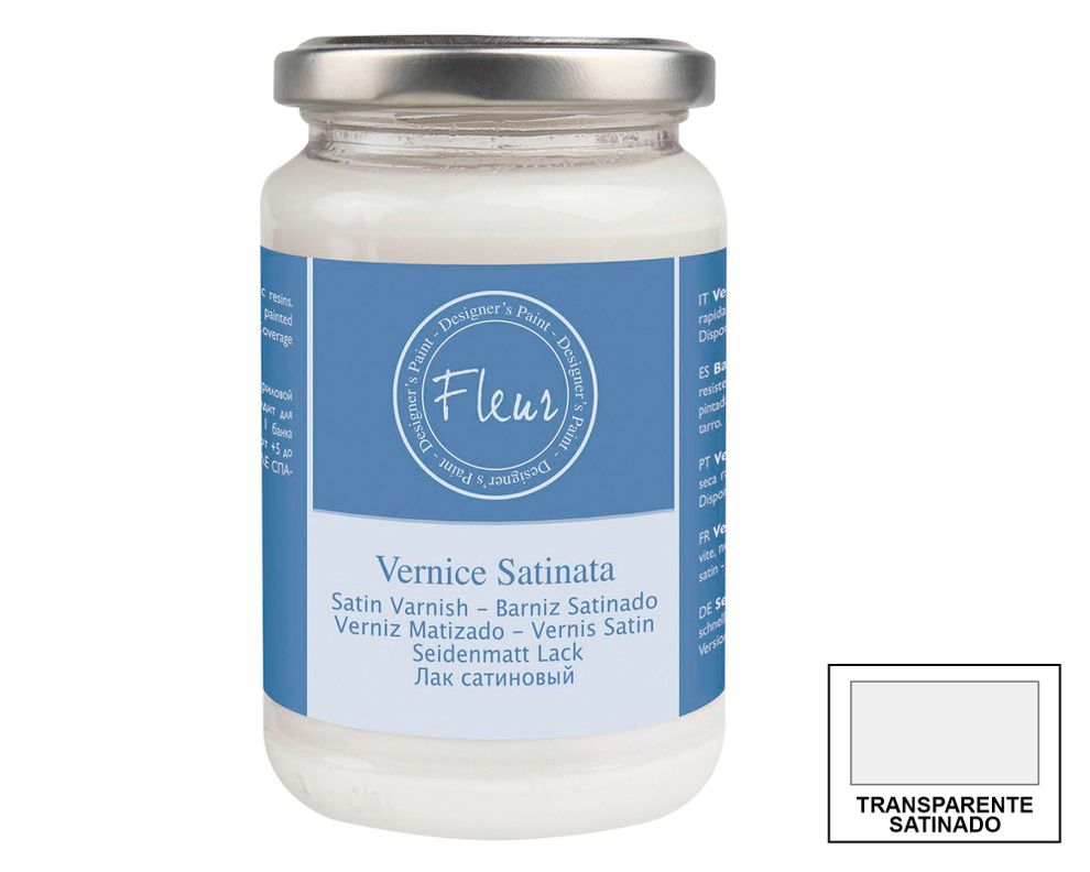 Barniz 330 ml transparente satín Fleur-2