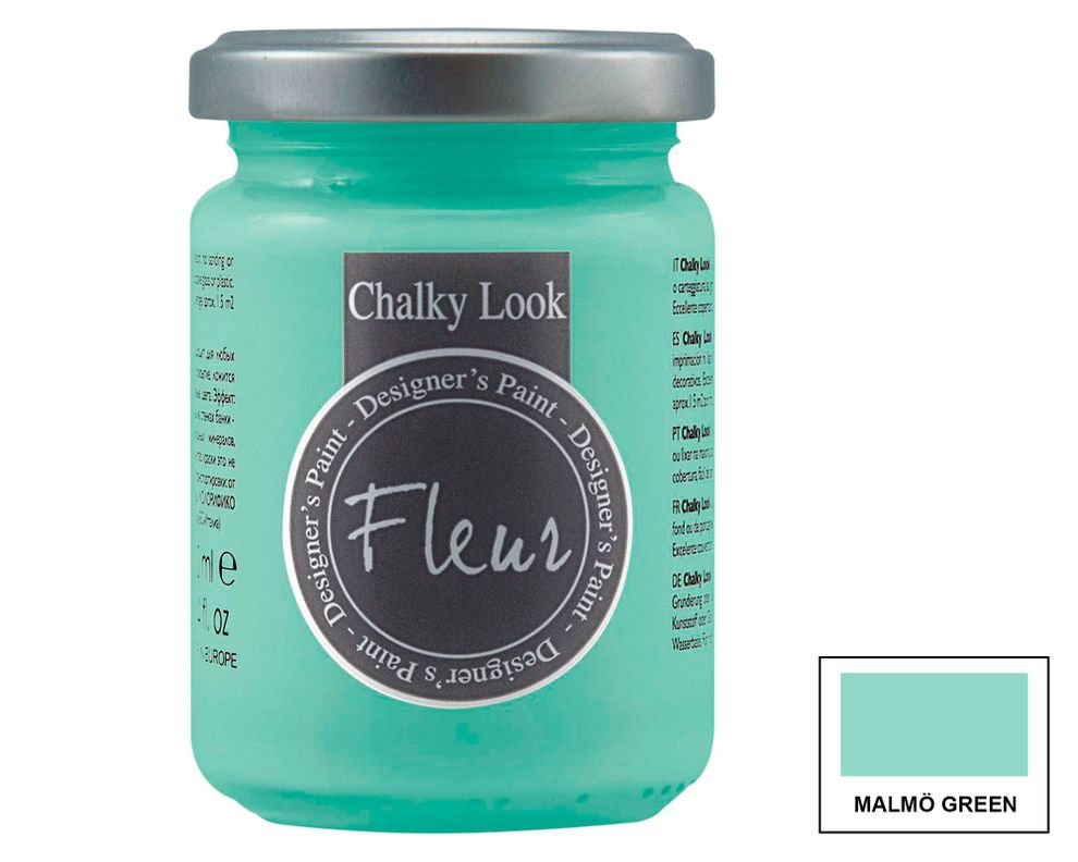 Pintura 130 ml Chalky look malmo green mate Fleur-0