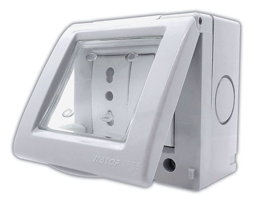 Caja sigma interruptor 9/12 + enchufe 16A Kalop-2