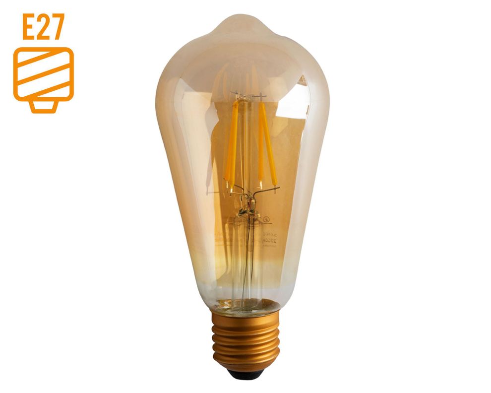 Ampolleta LED 40W E27 luz cálida Ledzone-0