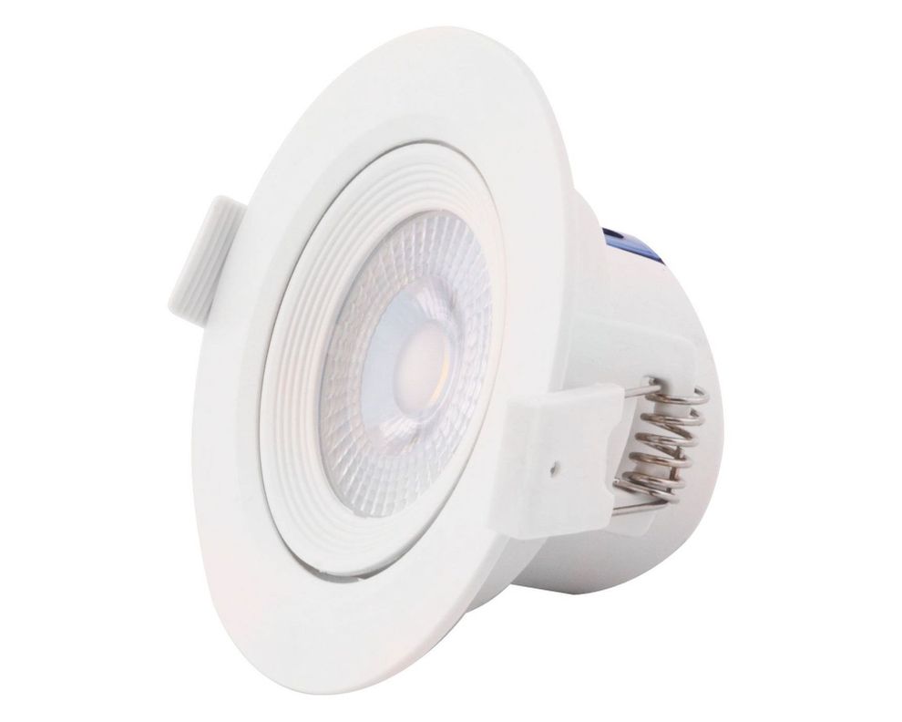 Foco embutido 1L 9 cm LED blanco 3 unidades Drl-2