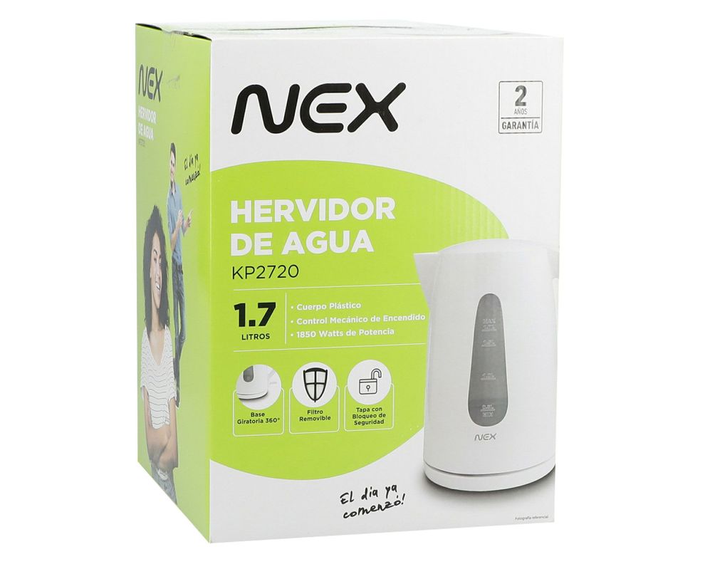 Hervidor 1,7 litros KP2720 blanco Nex-2