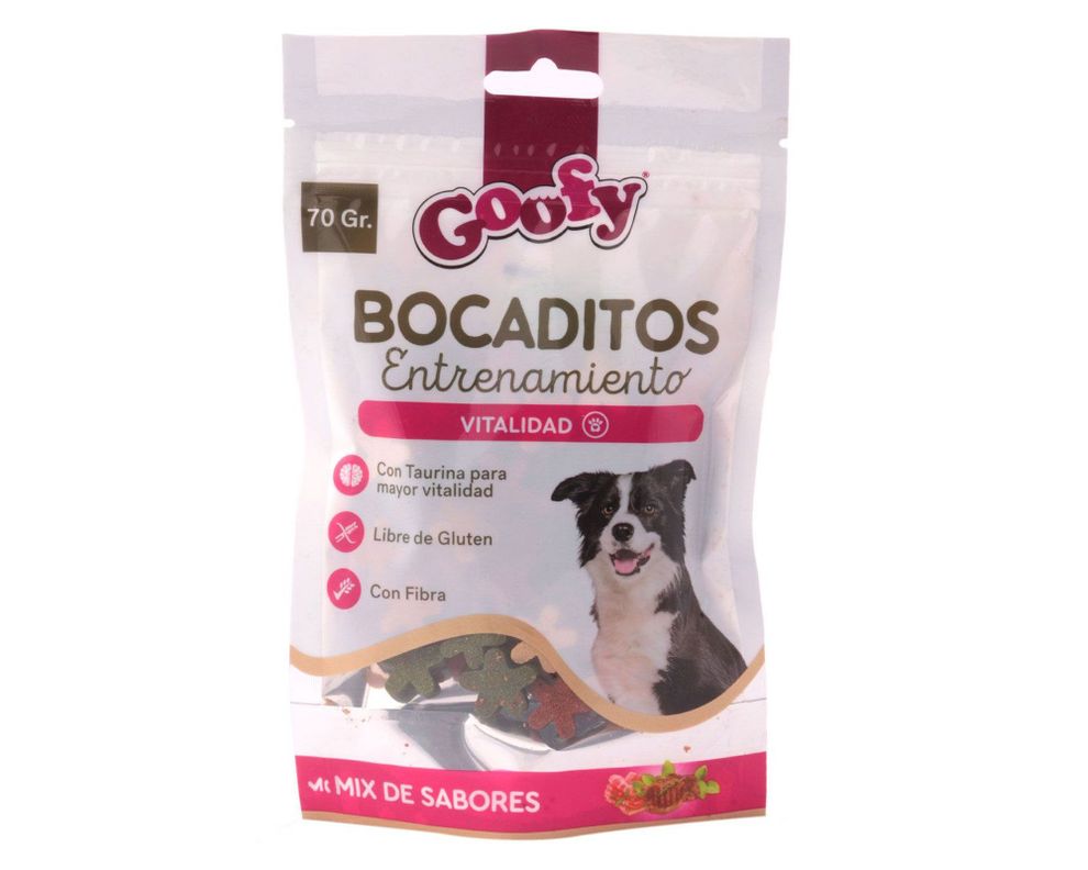 Bocadito entrenamiento perro 70 gr mix de sabores Goofy-0