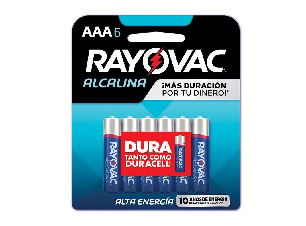 Pila alcalina AAA 6 unidades Rayovac-0