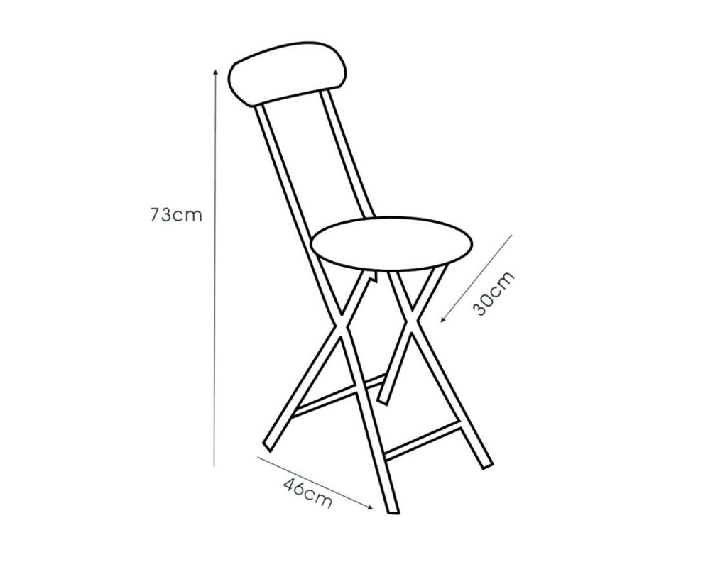 Silla plegable 20005 negro M+Design-5