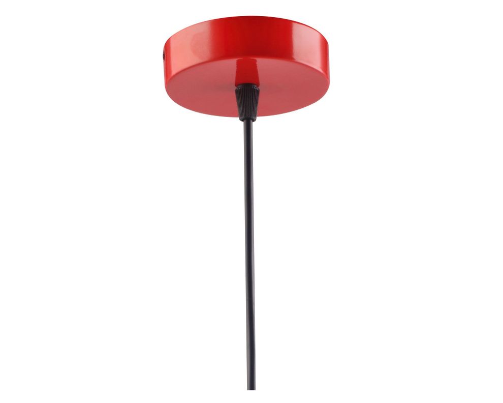 Lámpara colgante Kleia rojo E27 Abitare-5