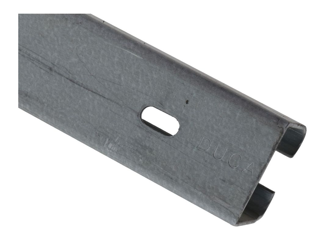 Riel 2 m U-100 galvanizado Ducasse Industrial-1