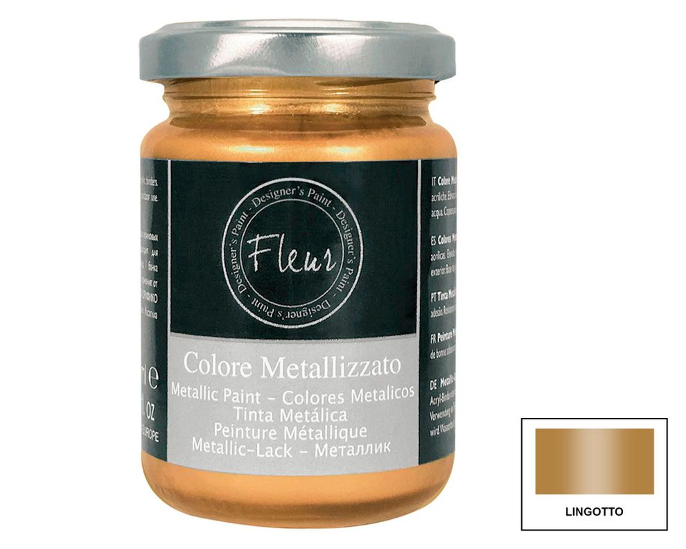 Pintura metálica 130 ml lingotto Fleur-0