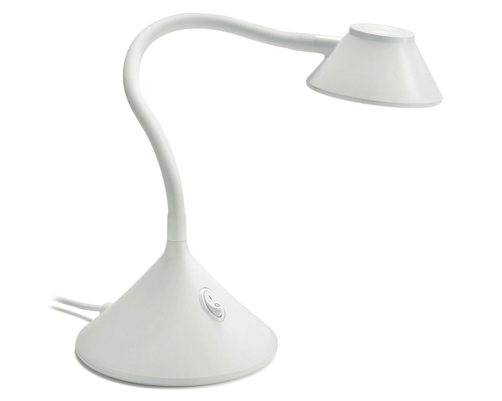 Lámpara escritorio LED Moses blanco Abitare-0