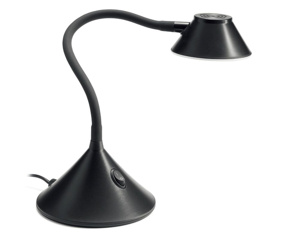 Lámpara escritorio LED Moses negro Abitare-0