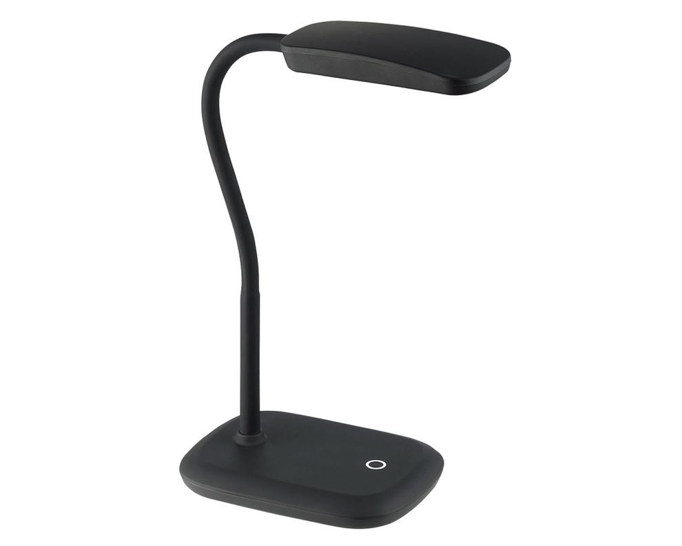 Lámpara escritorio LED 280 lúmenes Kozma touch negro Abitare-0