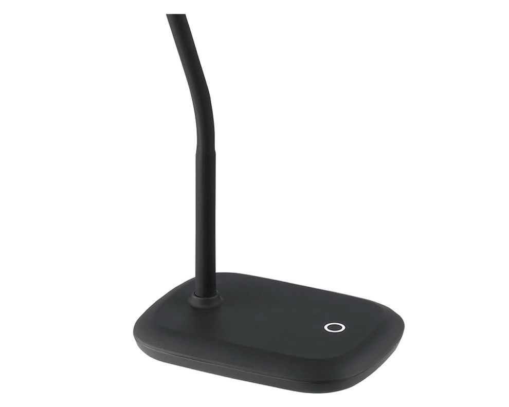 Lámpara escritorio LED 280 lúmenes Kozma touch negro Abitare-6