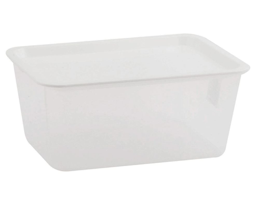 Caja organizadora 6 litros blanco Cotidiana-0